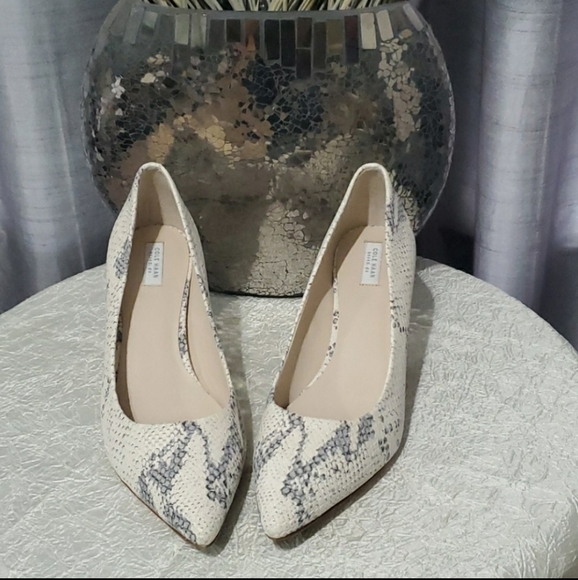 COLE HAAN VESTA PUMP SNAKE PRINT LEATHER S… - Picture 10 of 12